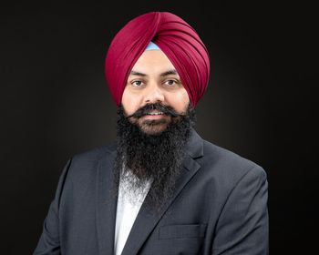 Portrait of Lakhvir Sidhu, Associate.